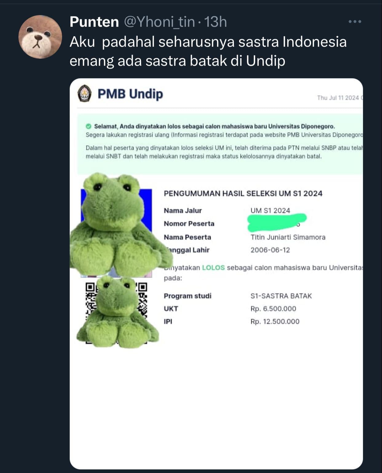 Viral! Web Pengumuman Ujian Mandiri Undip di Hack, Muncul Jurusan S1 Ilmu Batin Hingga Cek Khodam ciutan-undip-hack.jpeg